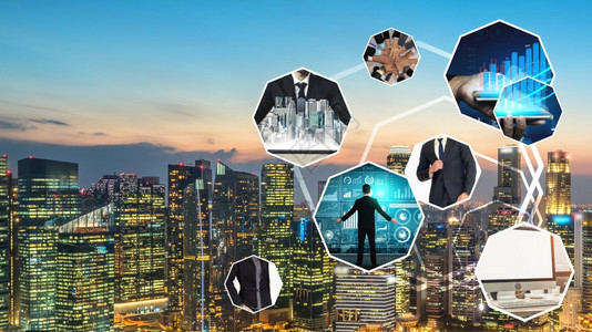 擁有權(quán)力自信的Pose商業(yè)團(tuán)隊的摘要搜索引擎優(yōu)化與商業(yè)管理